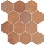 Gambini Heartland С000599002 Heartland_Mosaico_Esagona_Terracota Mozaika 30x30 cm, Itálie, kotto - fotografie 1