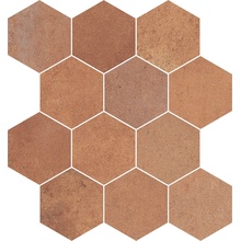 Gambini Heartland С000599002 Heartland_Mosaico_Esagona_Terracota Mozaïek 30x30 cm, Italië, kotto - foto 1 - foto 1