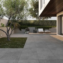 Gambini Møn 30x60, geglazuurd keramisch graniet, Italië, beton - interieurfoto 1 - foto 1