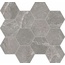 Gambini Reshape С000620075 RESHAPE CHARCOAL Mosaico ESAGONA Mosaic 30x30 cm, Italy, other types of stone - photo 1
