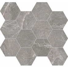 Gambini Reshape С000620075 RESHAPE CHARCOAL Mosaico ESAGONA Mosaico 30x30 cm, Itália, outros tipos de pedra - foto 1 - foto 1