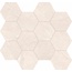 Gambini Reshape С000620073 RESHAPE SNOW Mosaico ESAGONA Mosaic 30x30 cm, Italy, other types of stone - photo 1