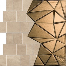 Gardenia Orchidea Concept Stone 54442 Mosaico Mix Mur.Tri.Sabbia wandtegel 40x40 cm, Italië, leer  - foto 1 - foto 1