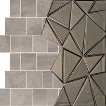 Gardenia Orchidea Concept Stone 54443 Mosaico Mix Mur.Tri.Grigio wandtegel 40x40 cm, Italië, leer  - foto 1 - foto 1
