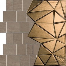 Gardenia Orchidea Concept Stone 54444 Mosaico Mix Mur.Tri.Bruno Med wandtegel 40x40 cm, Italië, leer  - foto 1 - foto 1
