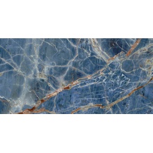 Gardenia Orchidea La Marmoteca G0027022 Blue Denim Lux Ret gres porcelanato 60x120 cm, Itália, efeito marmore - foto 1 - foto 1
