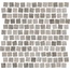 Gardenia Orchidea Origini С000465520 00737810_Mos.Spacc.CruxGrey Mozaik 32,5x34,5 cm, Italien, andre stenarter - foto 1