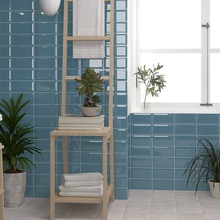 Mainzu Plus Bissel 10x20 см, ceramic, Spain, monochrome - interior photo 1 - photo 2