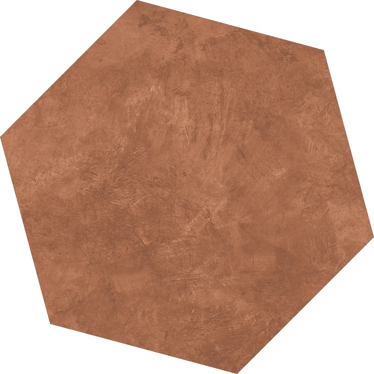 Gigacer Aromas С000595847 9AROMCHILGIGHEXMAT_Aromas Chili Mat Giga Hexagon 9mm porcelain tile 107x122,4 cm, Italy, cotto - photo 1 Gigacer Aromas С000595847 9AROMCHILGIGHEXMAT_Aromas Chili Mat Giga Hexagon 9mm porcelain tile 107x122,4 cm, Italy, cotto - photo 1