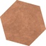 Gigacer Aromas С000595845 9AROMCOCOGIGHEXMAT_Aromas Cocoa Mat Giga Hexagon 9mm gres porcelánový 107x122,4 cm, Itálie, kotto - fotografie 1