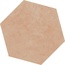 Gigacer Aromas С000595839 9AROMMASAGIGHEXBOC_Aromas Masala Bocciardato Giga Hexagon 9mm porcelain tile 107x122,4 cm, Italy, cotto - photo 1