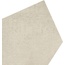 Gigacer Concrete С000598891 6CONCRPENTSWHITE_Concrete White 17x10 small pentagon 6mm Dekor 10x17 cm, Itálie, beton - fotografie 1