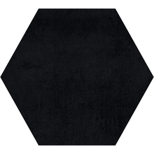 Gigacer Concrete С000599321 PO9ESABLACK_Concrete Black 18x16 small hexagon 6mm Decoração 16x18 cm, Itália, sob o concreto - foto 1 - foto 1