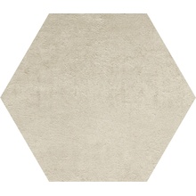 Gigacer Concrete С000599105 PO1818ESAWHITE_Concrete White 36x31 large hexagon 6mm Decoração 31x36 cm, Itália, sob o concreto - foto 1 - foto 1