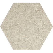 Gigacer Concrete С000598902 PO9ESAWHITE_Concrete White 18x16 small hexagon 6mm Decoração 16x18 cm, Itália, sob o concreto - foto 1 - foto 1