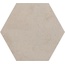 Gigacer Elementa С000559408 Elementa Large Hexagon Ivory Stone porcelain tile 31x36 cm, Italy, other types of stone - photo 1