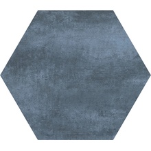 Gigacer Krea С000636443 PO3631ESABLUE_Play One Krea Blue Large Hexagon 36x31 Dekor 31x36 cm, Italien, under betong - foto 1 - foto 1