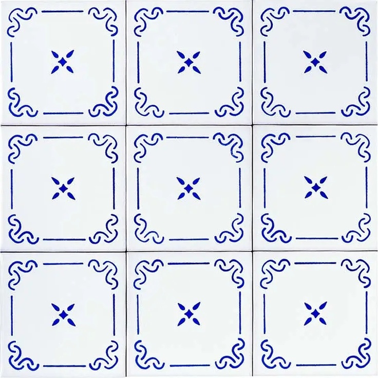 Giovanni De Maio Ceramica Artistica Vietrese С000272027 Sannini Blu Decori 10*10 Podlahová dlaždice 10x10 cm, Itálie - fotografie 1 Giovanni De Maio Ceramica Artistica Vietrese С000272027 Sannini Blu Decori 10*10 Podlahová dlaždice 10x10 cm, Itálie - fotografie 1