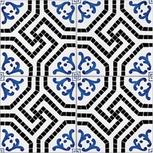 Giovanni De Maio Ceramica Artistica Vietrese С000580173 Antica Napoli Decori 20*20 Lattialaatta 20x20 cm, Italia - kuva 1 - kuva 1