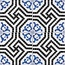 Giovanni De Maio Ceramica Artistica Vietrese С000580173 Antica Napoli Decori 20*20 Podlahová dlaždice 20x20 cm, Itálie - fotografie 1