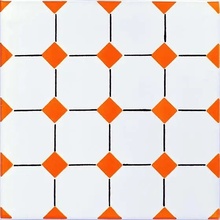 Giovanni De Maio Ceramica Artistica Vietrese 0000024090 San Rocco S/F Arancio Decori 20*20 Lattialaatta 20x20 cm, Italia - kuva 1 - kuva 1