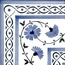 Giovanni De Maio Ceramica Artistica Vietrese С000000627 Lulu Azzurro Angolo Festoni 20*20 Dekor 20x20 cm, Itálie - fotografie 1 Giovanni De Maio Ceramica Artistica Vietrese С000000627 Lulu Azzurro Angolo Festoni 20*20 Dekor 20x20 cm, Itálie - fotografie 1