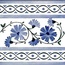 Giovanni De Maio Ceramica Artistica Vietrese С000000626 Lulu Azzurro Festoni 20*20 Decor 20x20 cm, Italy - photo 1