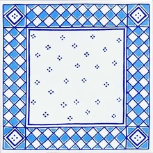 Giovanni De Maio Ceramica Artistica Vietrese С000059307 Pavus Blu Decori 20*20 Lattialaatta 20x20 cm, Italia - kuva 1 - kuva 1
