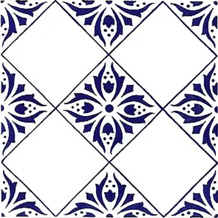 Giovanni De Maio Ceramica Artistica Vietrese 0000012847 Antonella Blu Decori 20*20 Floor tile 20x20 cm, Italy - photo 1 Giovanni De Maio Ceramica Artistica Vietrese 0000012847 Antonella Blu Decori 20*20 Floor tile 20x20 cm, Italy - photo 1