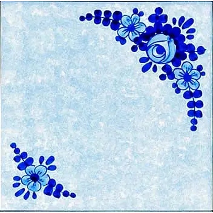 Giovanni De Maio Ceramica Artistica Vietrese 0000027194 Rosetto Blu Spugnato Decori 20*20 Floor tile 20x20 cm, Italy - photo 1 Giovanni De Maio Ceramica Artistica Vietrese 0000027194 Rosetto Blu Spugnato Decori 20*20 Floor tile 20x20 cm, Italy - photo 1