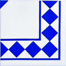 Giovanni De Maio Ceramica Artistica Vietrese С000058735 Spigoli Blu Terminale Angolo 20*20 Sisustus 20x20 cm, Italia - kuva 1 - kuva 1