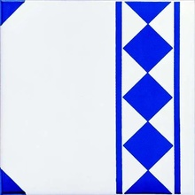 Giovanni De Maio Ceramica Artistica Vietrese С000058734 Spigoli Blu Terminale 20*20 Sisustus 20x20 cm, Italia - kuva 1 - kuva 1