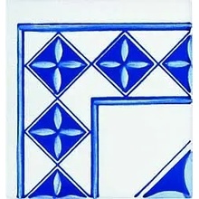 Giovanni De Maio Ceramica Artistica Vietrese С000017880 Marilena Blu Terminale Angolo 10*10 Sisustus 10x10 cm, Italia - kuva 1 - kuva 1