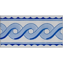 Giovanni De Maio Ceramica Artistica Vietrese С000560101 Ondina Blu 10*20 Reuna 10x20 cm, Italia - kuva 1 - kuva 1