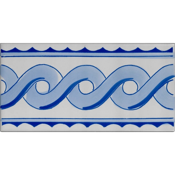 Giovanni De Maio Ceramica Artistica Vietrese С000560101 Ondina Blu 10*20 Border 10x20 cm, Italy - photo 1 Giovanni De Maio Ceramica Artistica Vietrese С000560101 Ondina Blu 10*20 Border 10x20 cm, Italy - photo 1