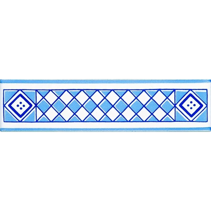 Giovanni De Maio Ceramica Artistica Vietrese С000059310 Pavus Blu Listelli 5*20 Border 5x20 cm, Italy - photo 1 Giovanni De Maio Ceramica Artistica Vietrese С000059310 Pavus Blu Listelli 5*20 Border 5x20 cm, Italy - photo 1