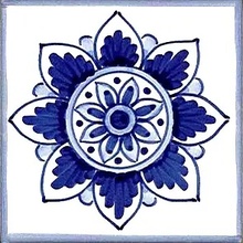 Giovanni De Maio Ceramica Artistica Vietrese 0000027203 Decoro11 Decori 10*10 Sisustus 10x10 cm, Italia - kuva 1 - kuva 1