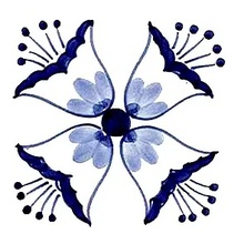 Giovanni De Maio Ceramica Artistica Vietrese 0000027200 Decoro4 Decori 10*10 Sisustus 10x10 cm, Italia - kuva 1 - kuva 1
