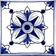Giovanni De Maio Ceramica Artistica Vietrese 0000024015 Decoro8 Decori 10*10 Sisustus 10x10 cm, Italia - kuva 1 - kuva 1