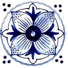 Giovanni De Maio Ceramica Artistica Vietrese 0000024016 Decoro9 Decori 10*10 Sisustus 10x10 cm, Italia - kuva 1 - kuva 1