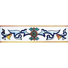 Giovanni De Maio Ceramica Artistica Vietrese С000223934 Eleonora Listelli 5*20 Reuna 5x20 cm, Italia - kuva 1 - kuva 1