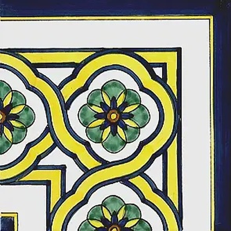Giovanni De Maio Ceramica Artistica Vietrese С000003076 Federica Angolo Festoni 10*10 Decor 10x10 cm, Italy - photo 1 Giovanni De Maio Ceramica Artistica Vietrese С000003076 Federica Angolo Festoni 10*10 Decor 10x10 cm, Italy - photo 1