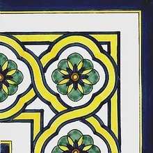 Giovanni De Maio Ceramica Artistica Vietrese С000003076 Federica Angolo Festoni 10*10 Sisustus 10x10 cm, Italia - kuva 1 - kuva 1