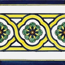 Giovanni De Maio Ceramica Artistica Vietrese С000003075 Federica Festoni 10*10 Sisustus 10x10 cm, Italia - kuva 1 - kuva 1