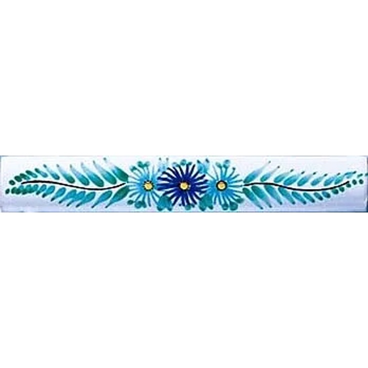 Giovanni De Maio Ceramica Artistica Vietrese С000017879 Felce Fiorita Bombato 3*20 Border 3x20 cm, Italy - photo 1 Giovanni De Maio Ceramica Artistica Vietrese С000017879 Felce Fiorita Bombato 3*20 Border 3x20 cm, Italy - photo 1