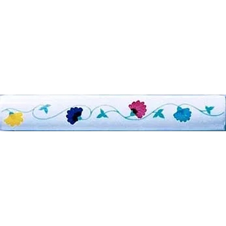 Giovanni De Maio Ceramica Artistica Vietrese 0000022394 Fiori Di Campo Bombato 3*20 Border 3x20 cm, Italy - photo 1 Giovanni De Maio Ceramica Artistica Vietrese 0000022394 Fiori Di Campo Bombato 3*20 Border 3x20 cm, Italy - photo 1