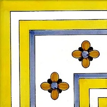Giovanni De Maio Ceramica Artistica Vietrese С000211173 Germana Angolo Festoni 10*10 Sisustus 10x10 cm, Italia - kuva 1 - kuva 1