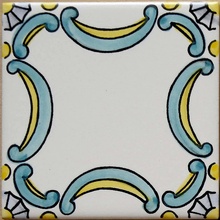 Giovanni De Maio Ceramica Artistica Vietrese С000016861 Gianna Decori 10*10 Lattialaatta 10x10 cm, Italia - kuva 1 - kuva 1