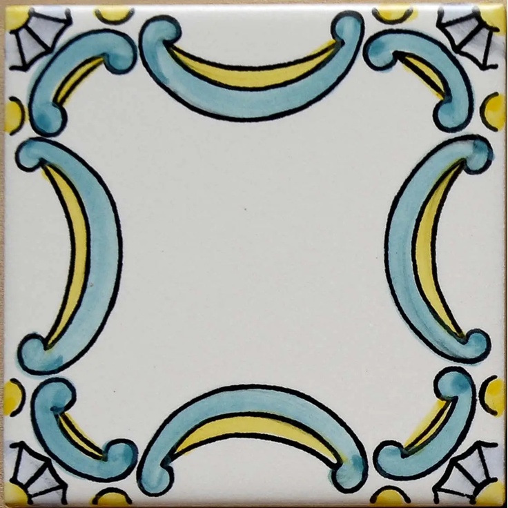 Giovanni De Maio Ceramica Artistica Vietrese С000016861 Gianna Decori 10*10 Floor tile 10x10 cm, Italy - photo 1 Giovanni De Maio Ceramica Artistica Vietrese С000016861 Gianna Decori 10*10 Floor tile 10x10 cm, Italy - photo 1