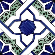 Giovanni De Maio Ceramica Artistica Vietrese 0000012756 Gotico Decori 20*20 Lattialaatta 20x20 cm, Italia - kuva 1 - kuva 1